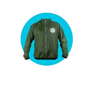 Corta vientos verde militar oscuro