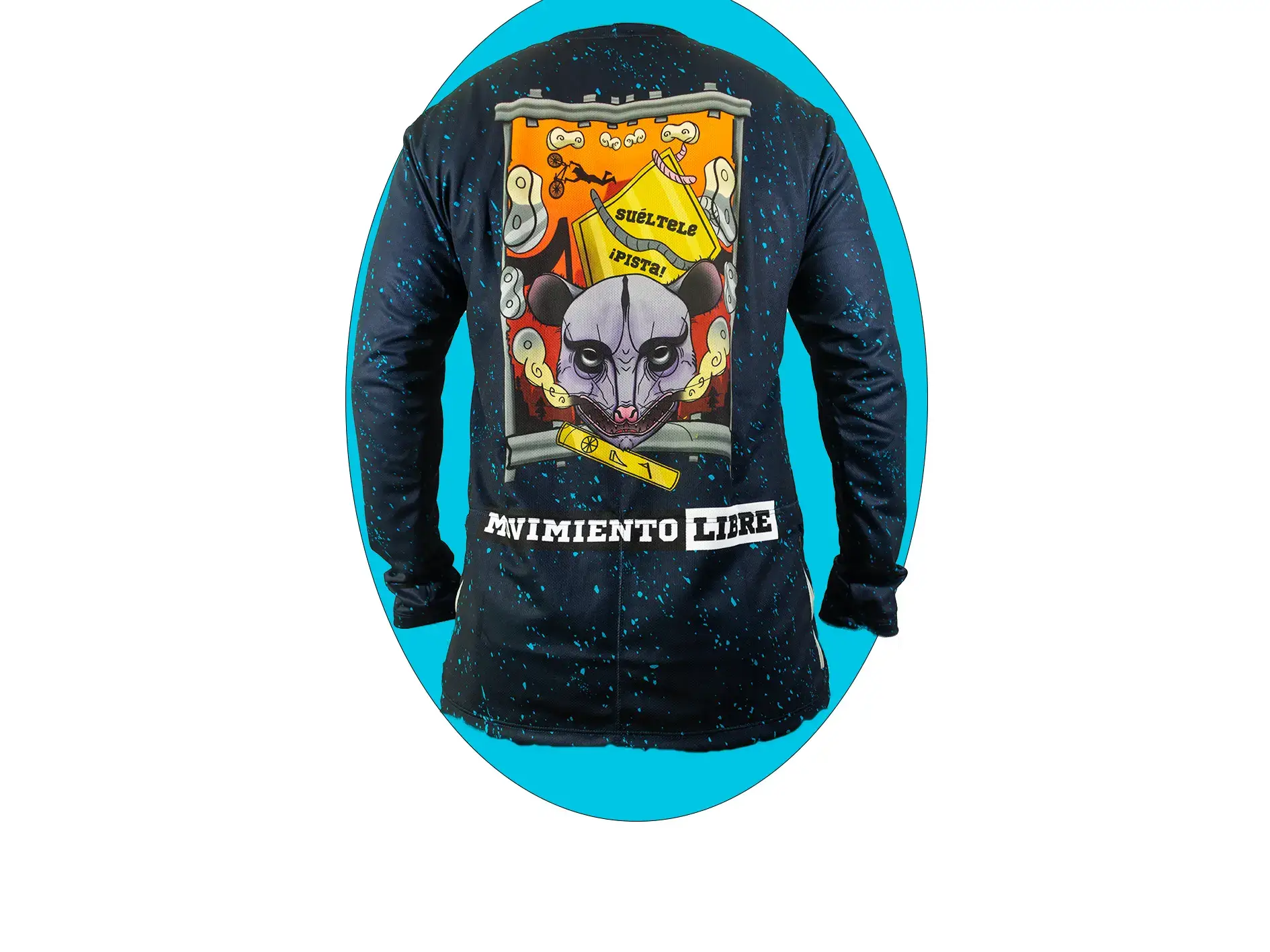 Jersey mtb diseño zarigüeya