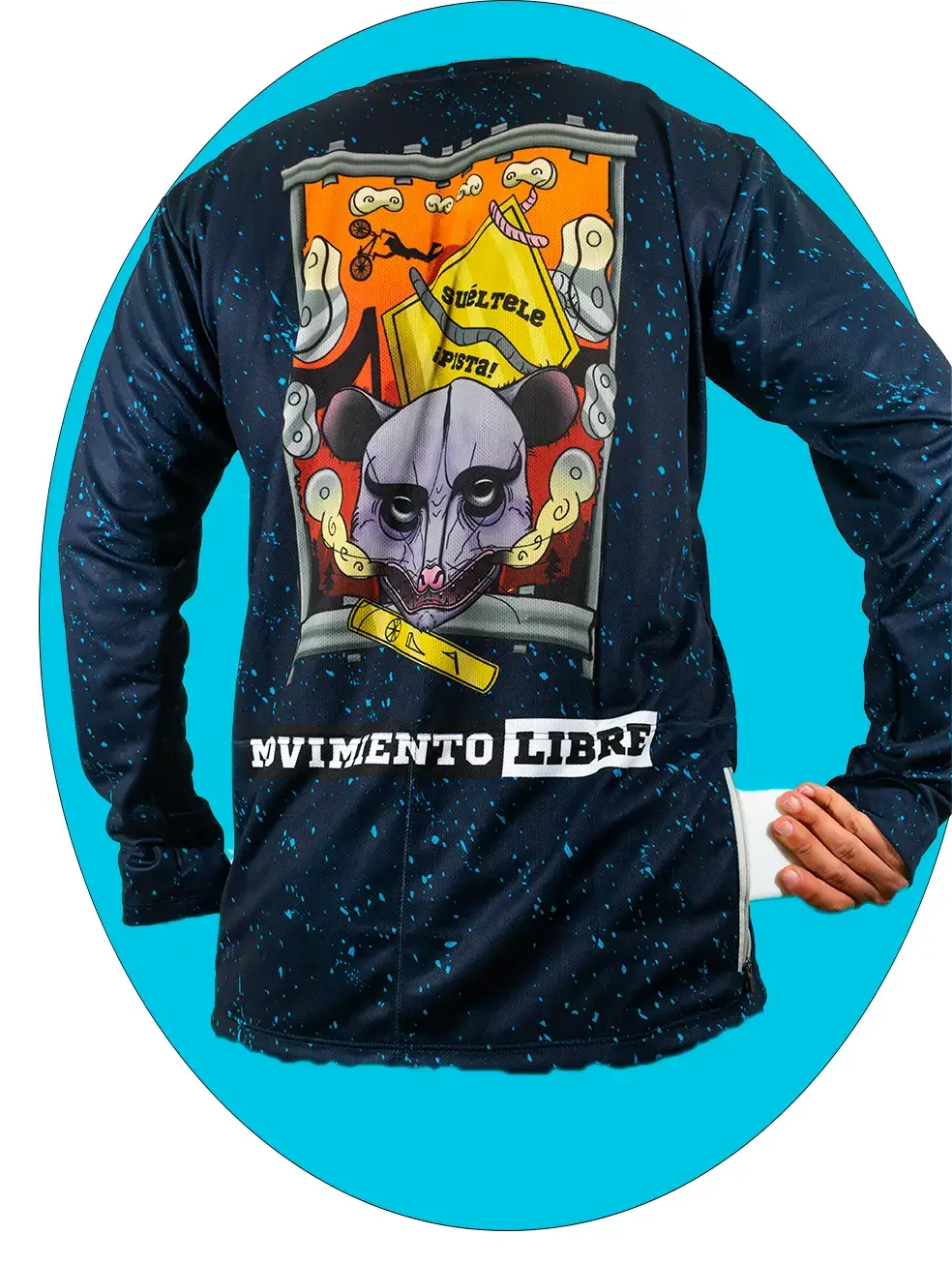 Jersey mtb diseño zarigüeya - Imagen 3