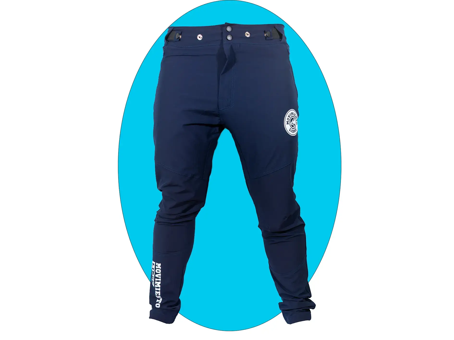 Pantalón mtb azul