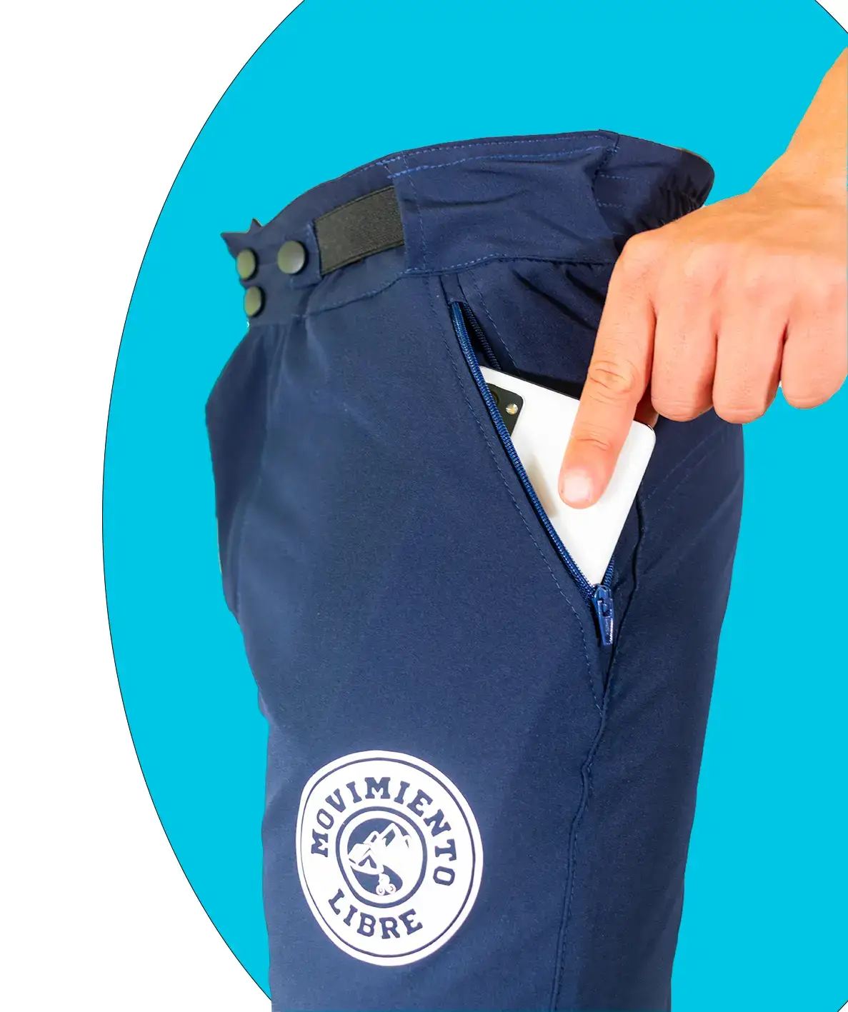 Pantalón mtb azul - Imagen 7