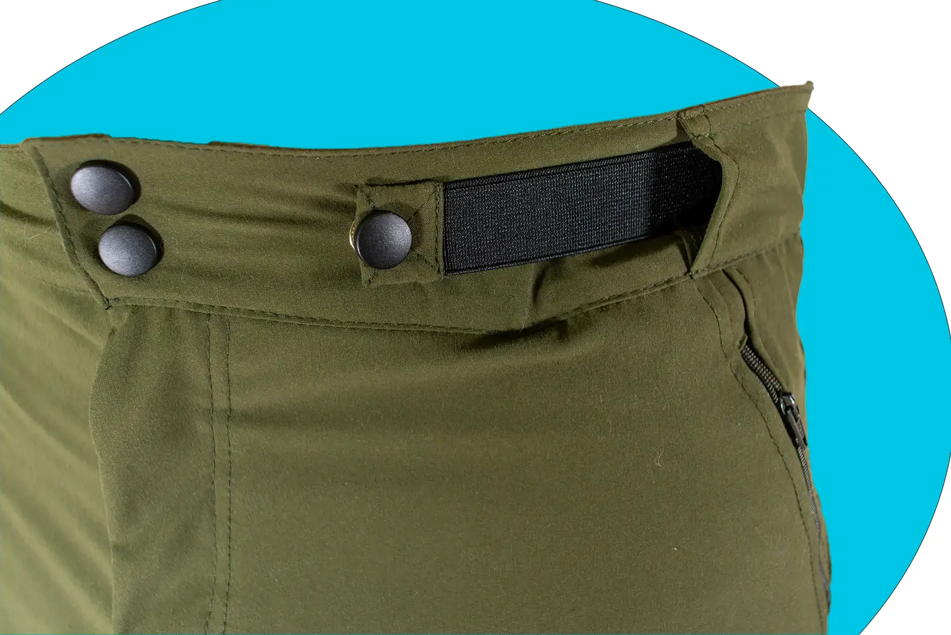 Pantalón mtb verde - Imagen 2