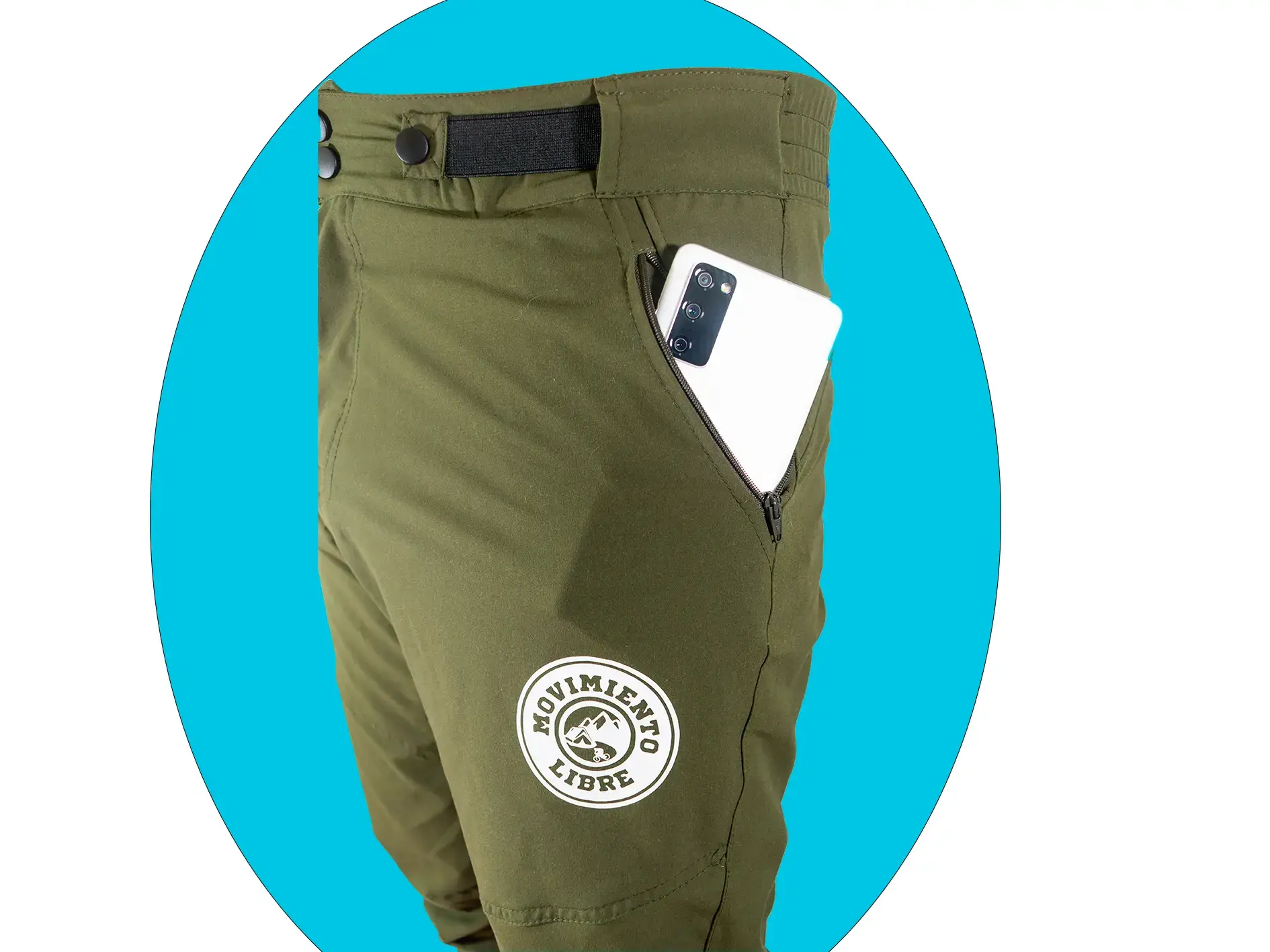 Pantalón mtb verde - Imagen 4