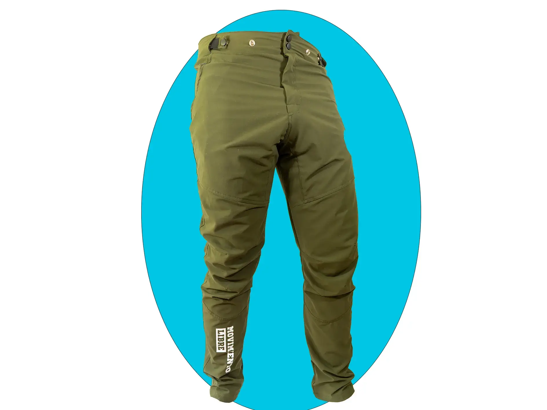 Pantalón mtb verde - Imagen 6