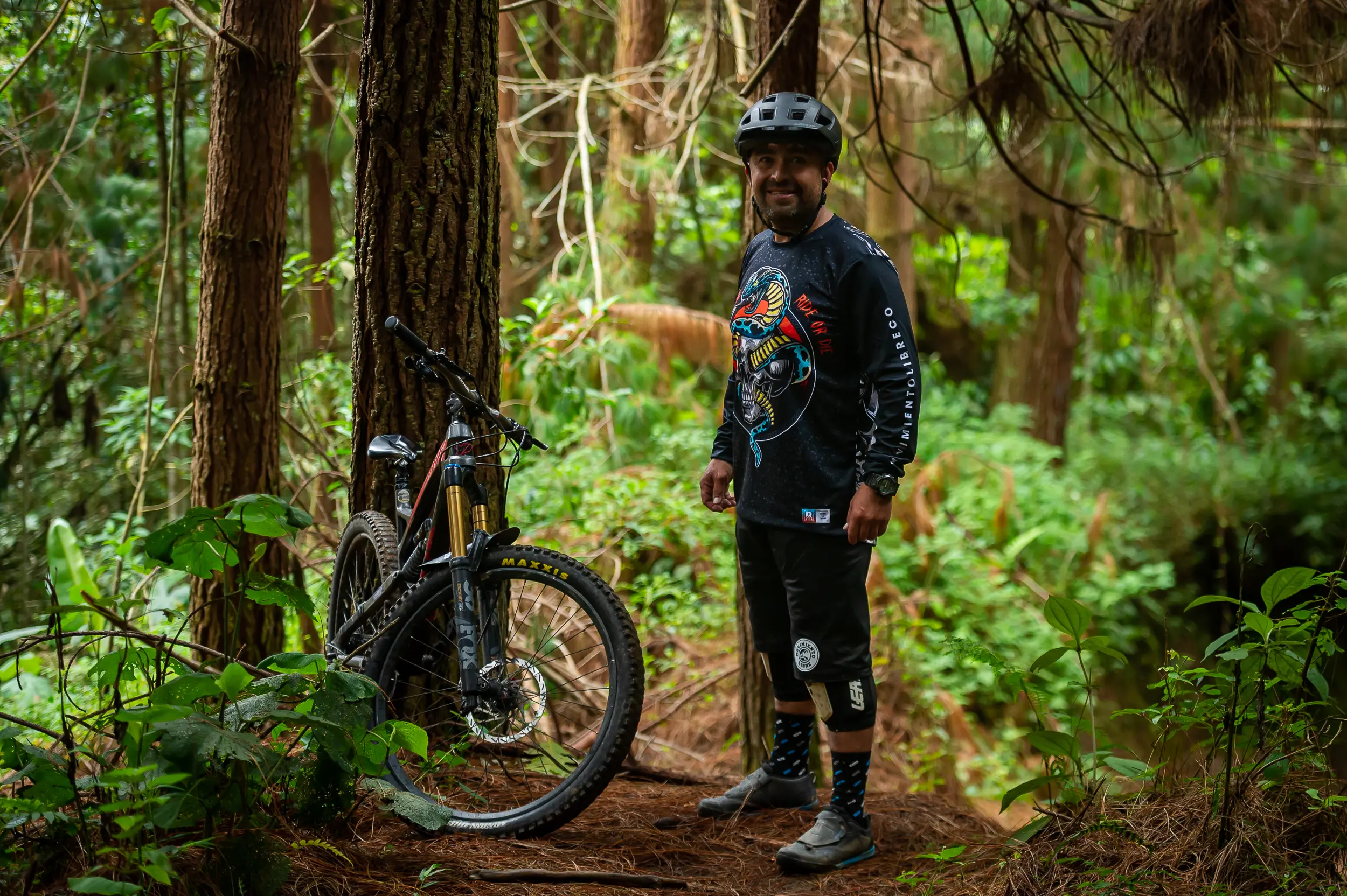 Pantaloneta mtb negra - Imagen 4