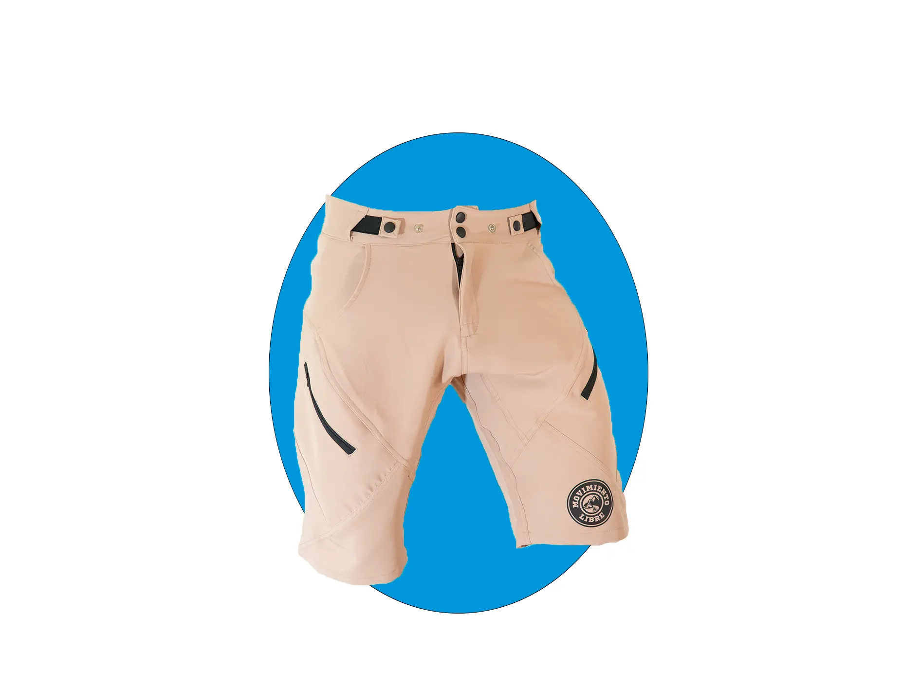 Pantaloneta mtb café claro