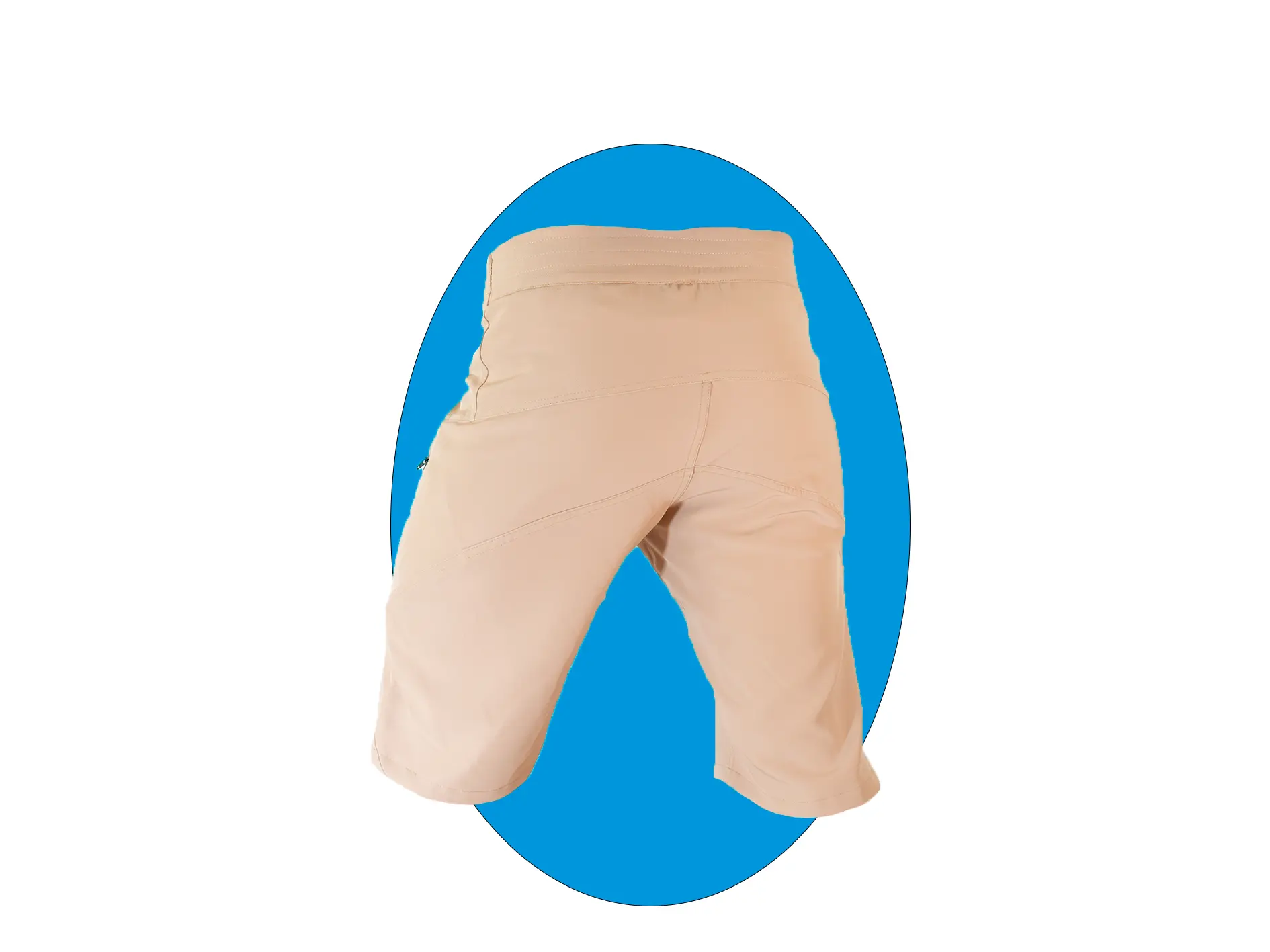 Pantaloneta mtb café claro - Imagen 2